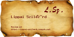 Lippai Szilárd névjegykártya